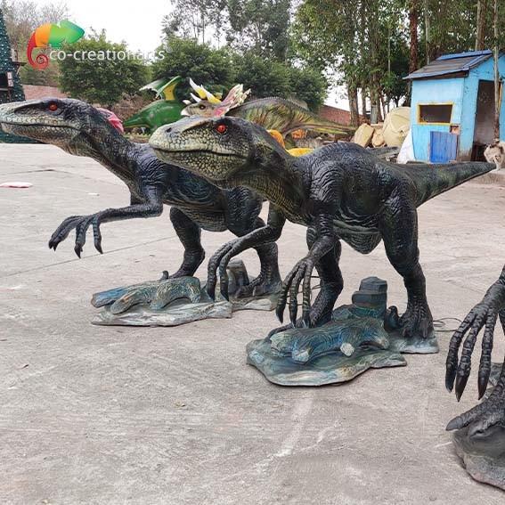3 mètres ont adapté les dinosaures aux besoins du client Animatronic grandeur nature robotiques pour le parc d'attractions