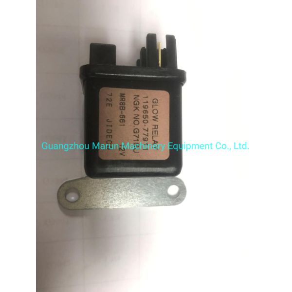 Yanmar 4TNV94 4TNV98 Engine Glow Relay for Excavator FR65-7