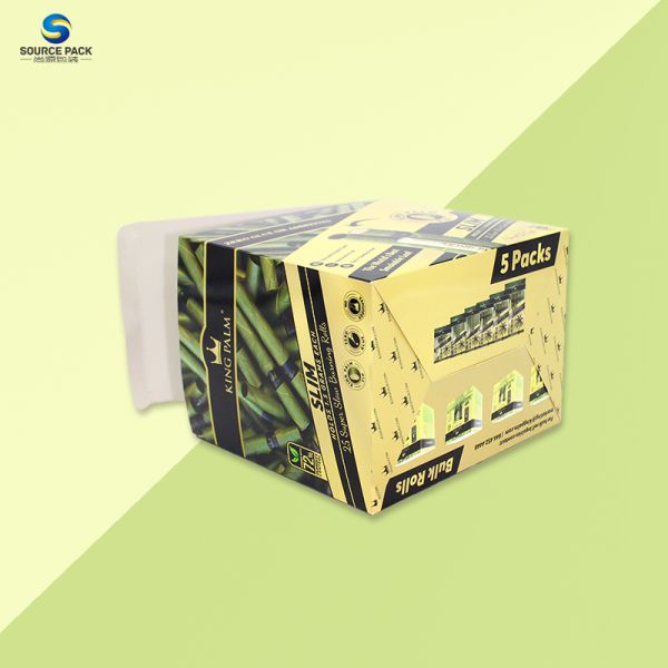 Коробка на заказ для сигар 350 г 400 г Белый картон для высококлассных сигар