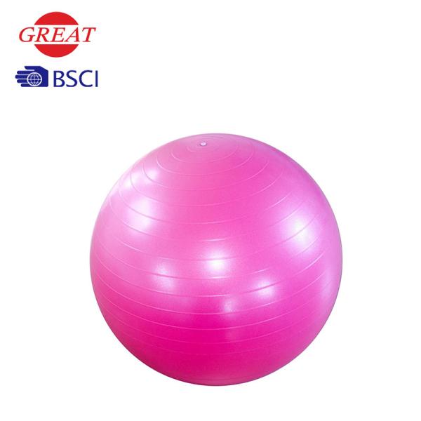Extra Thick 55cm Yoga Ball , Pregnancy Birthing Ball With Pump Explosion Resistant