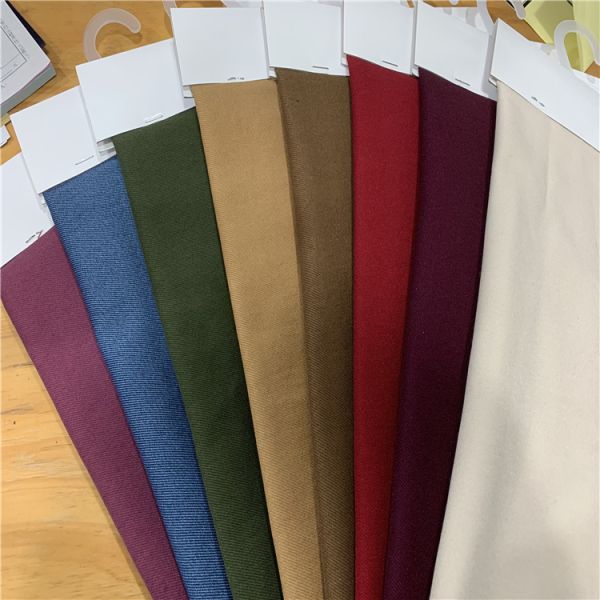 Woven Bengaline Single Brushed Warp High Stretch Nylon Rayon Spandex N/R Pants Fabric