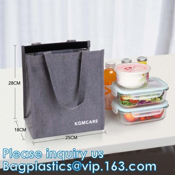 Non Woven Fabric Cooler Bags, Insulated Bag, Hot & Cold Food Delivery Bag, grocery shopping, Food delivery