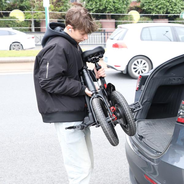 14 Inch Mini Folding Electric Bike 36V 7.8Ah 25kmh Portable Commuter Ideal for Car Trunk