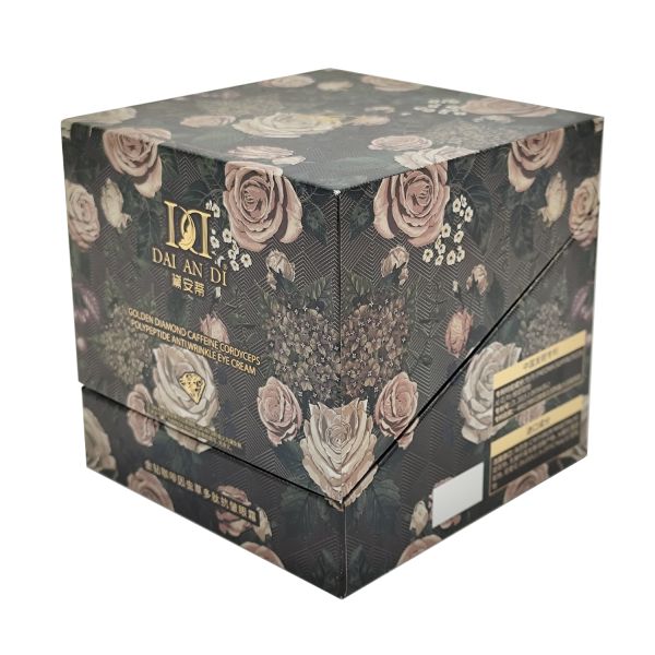 Caixa de papelão de inserção personalizada para cuidados com a pele