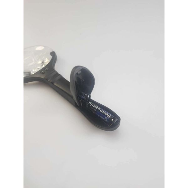 High Quality Wholesale 2.5X 5X  Illuminated Magnifier, Handheld Desktop square Magnifying Glass with Led Light for Reading