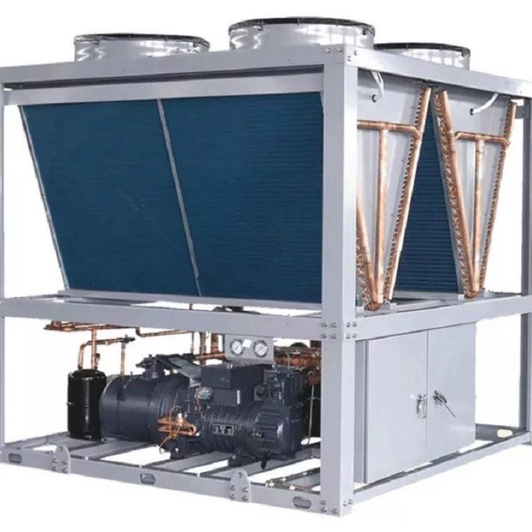 PLC Controlled Air Cooled Variable Speed VFD Screw Chiller Remote BMS Monitoring System