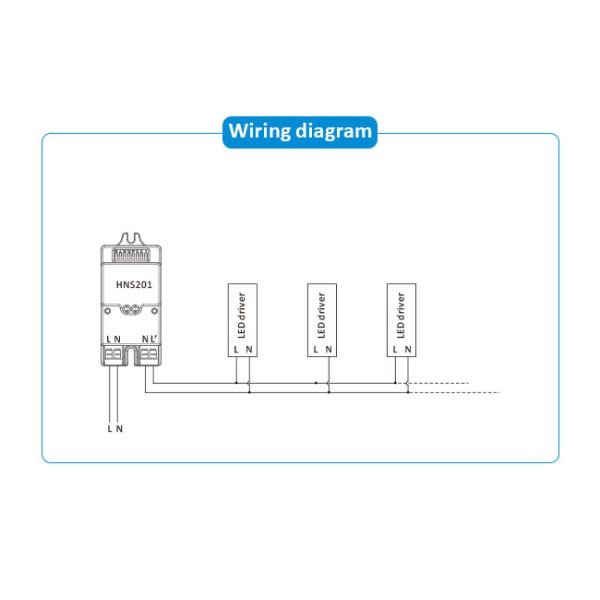220-240VAC 6m 400W высокочастотный датчик движения DIP переключатель