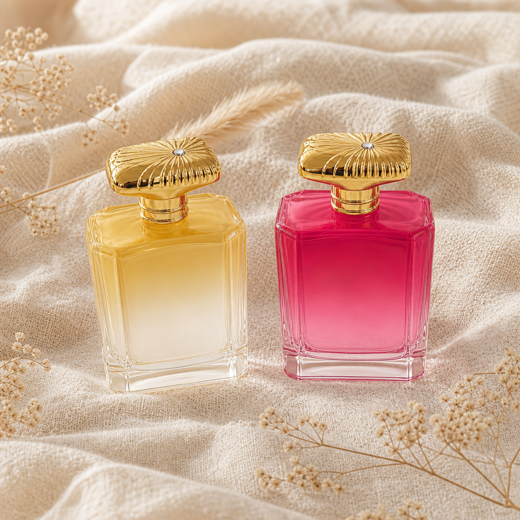Anding Wholesale Premium Frosted Empty Luxury Glass Low Moq 100ml Custom Perfume Bottle Botella De Perfume