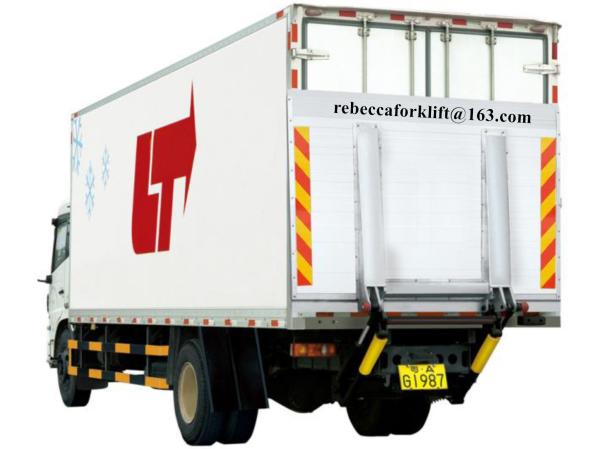 2 Ton Tail Lift Truck With Bigger Adjustment Angle No Corrosion Aluminum Material