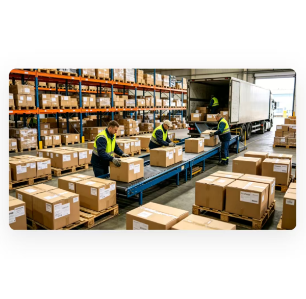 General Goods Truck Land Transport Logistics With DDP Nationwide Delivery
