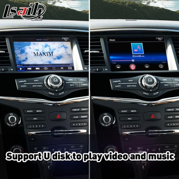 Lsailt relação video da integração do OEM do PC + do AA para Nissan Armada Patrol Y62 2017-2020