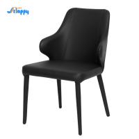 High Back Couro Real Cadeiras de Sala de Jantar Modernas Resistentes ao Calor Dc-7525