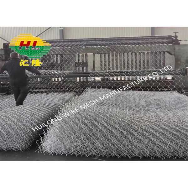 2m*1m*1m 2.0mm Wire Mesh Gabion Box Zinc Coating