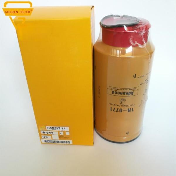 Filtro do separador de água de 0,1042 FT3 1R-0771 para a máquina escavadora