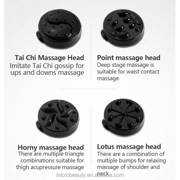 Handheld Body Anti Cellulite Massager Electric Heating Vibration Body Massage Hammer