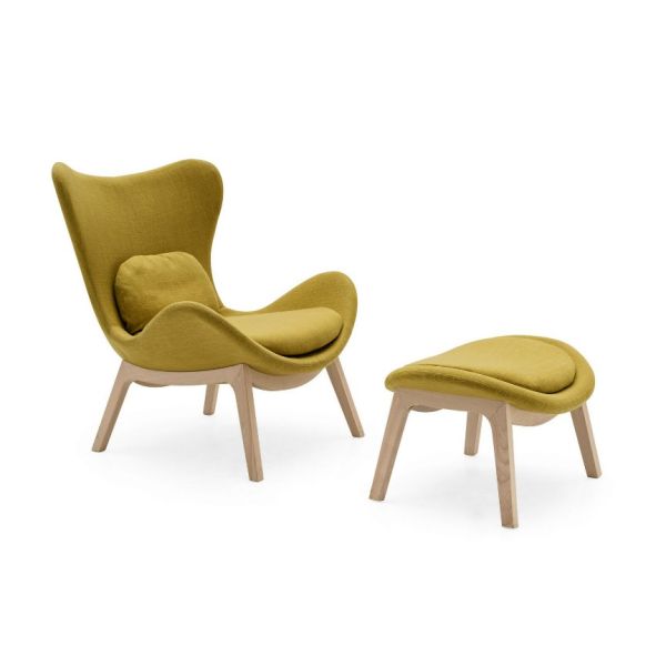 Noble designed hotel lobby furniture commercial leather covered leisure chair