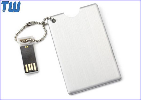 Full Metal Big Printing Area Name Card 64GB Thumb Drive Stick