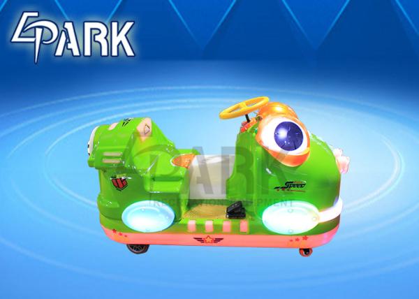 Outdoor Playground Kids Ride On Car / Frog Battery Powered Bumper Cars With LED Light