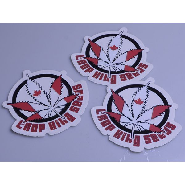 Customized outdoor use UV resistant die cut decal sticker individual sheet