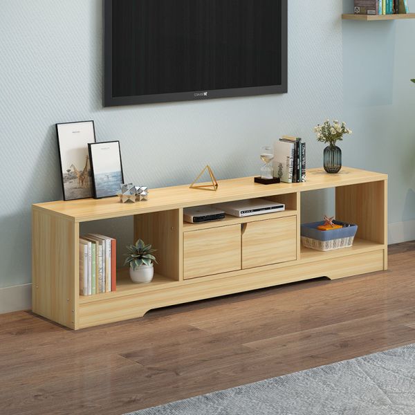 OEM Solid Wood TV Bench , 40cm Height Wood TV Console
