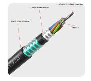 Underground Duct GYTA Outdoor Fiber Optic Cable Stranded Aluminum Loose Tube 288