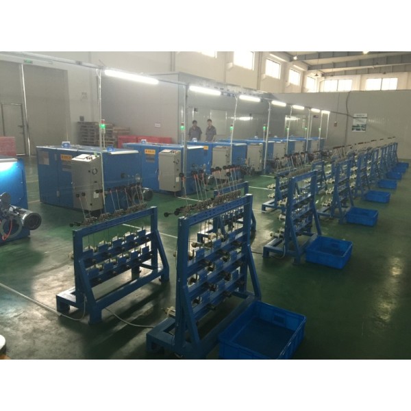 Durable Double Wire Twisting Machine PLC Touch Screen Controller Equipment