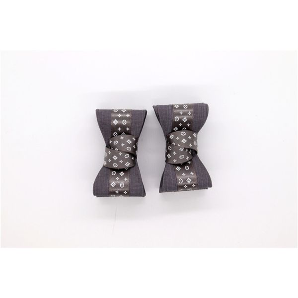 Ribbon coloured bow-tied shoe flower,Handmade footwear ornaments and flower Thread ribbon Beige ,white,black,red ,blue