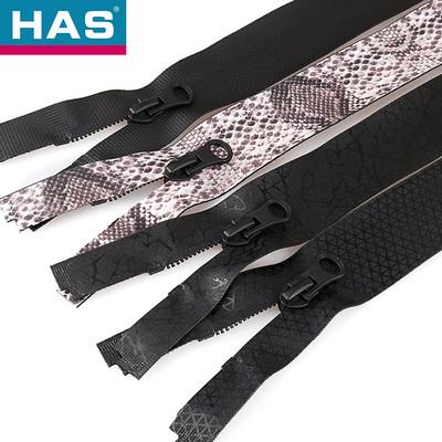 Auto Lock Black Waterproof Zipper #3 #5 Water Tight Zipper With Flexible Functionality