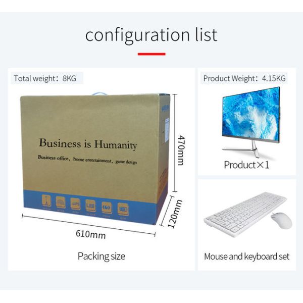 NM10 Chipset Wireless Desktop Computer