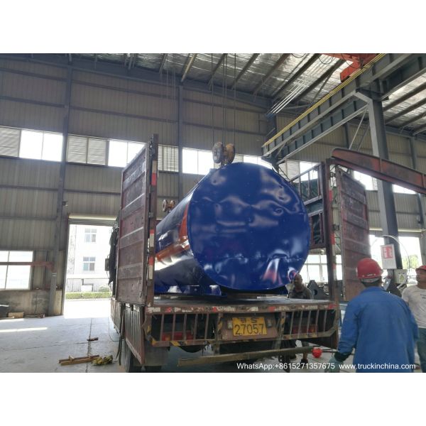 9m3 Hot Asphalt Tank for Tanker Lorry Upper Body WITH BALTUR DIESEL OIL BURNER  GEAR PUMP WhsApp:+8615271357675