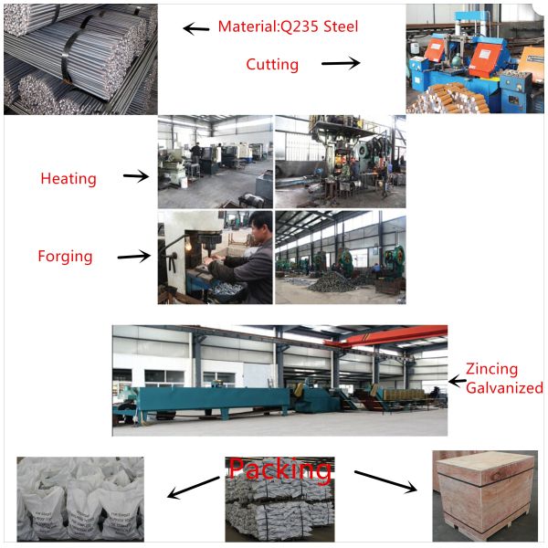 Drop Forged scaffolding fixed clamp T bolt / scaffold tube fittings