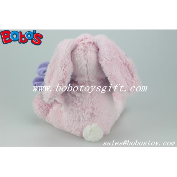 Pink Bunny Stuffed Animal With Sun Flower As Valentine gifts