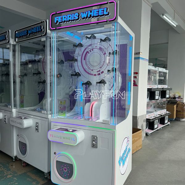Coin-Operated Ferris Wheel Arcade Prize Machine Amusement Small Gift Machine Support Bill Acceptor