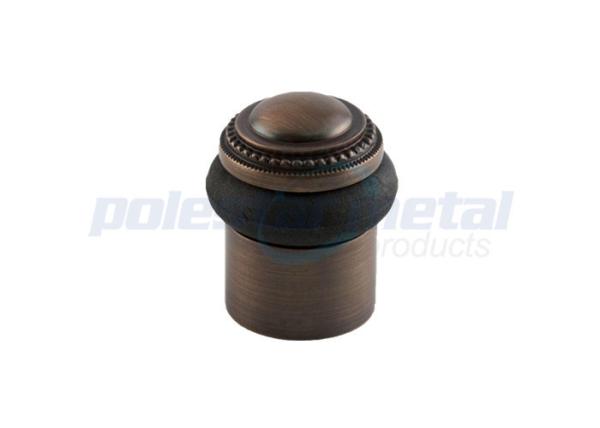 O hardware moderno da porta de entrada 1 1/8 óleo friccionou a parada de porta de bronze contínua de bronze