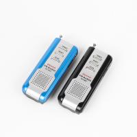 Mini Pocket Auto Scan Radio Com Mini Lanterna Para Emergências ao Ar Livre