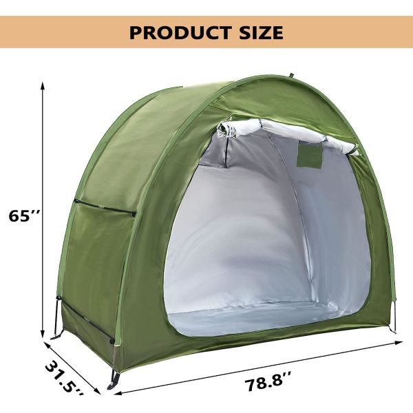 Outdoor Bicycle Storage Room Tent, Bike Cover Storage Outdoor Portable Bicycle Tent, Storage Tent for Home Garden