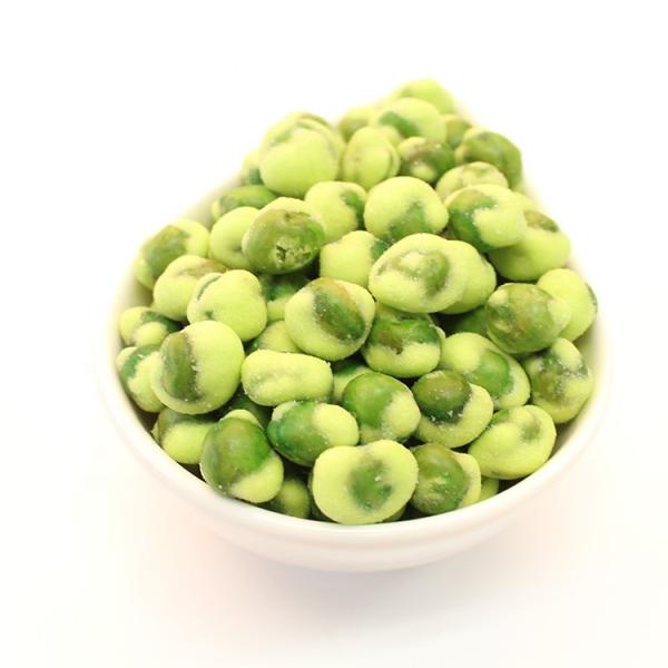 O petisco das ervilhas verdes do Wasabi do ASSADO de Fried Coated Yellow Color secou o alimento crocante e friável cozido e Roasted da porca