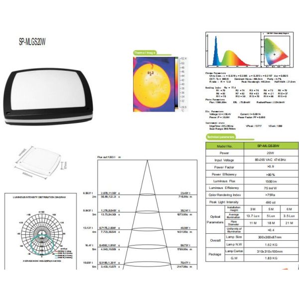 IP65 LED Surface Mount Ceiling Lights outdoor bulkhead light CE RoHs SAA