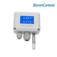 Grande transmissor da temperatura e da umidade da exposição de diodo emissor de luz para a medida da temperatura e da umidade