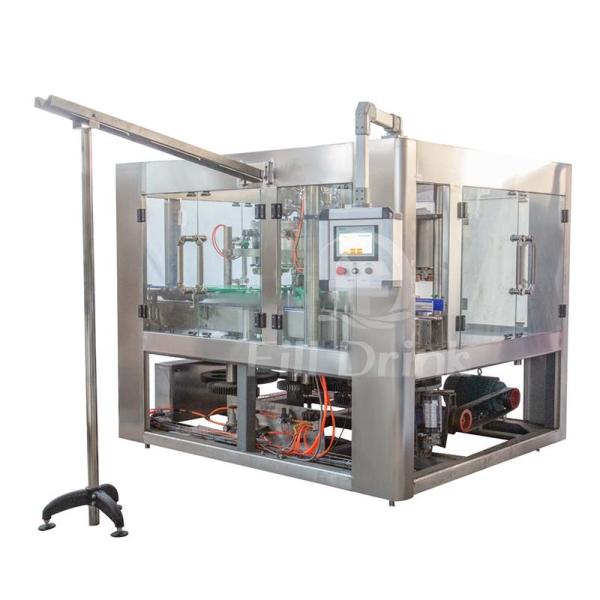 8000CPH Juice Can Filling Machine Aluminum Sot Environmental Lid Can Filling Line