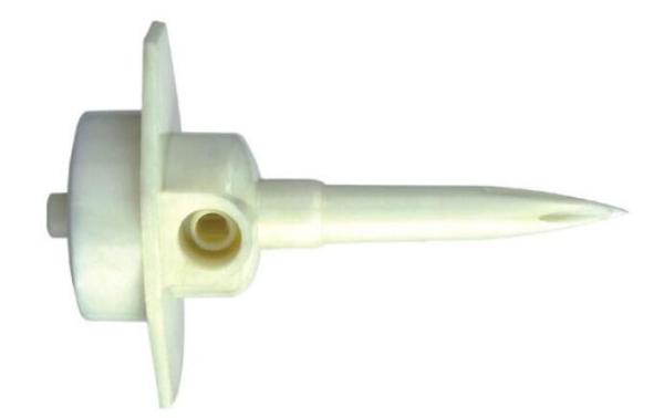 Custom Size Medical Plastic Parts , White Plastic Mouldings For Medical Drip Device