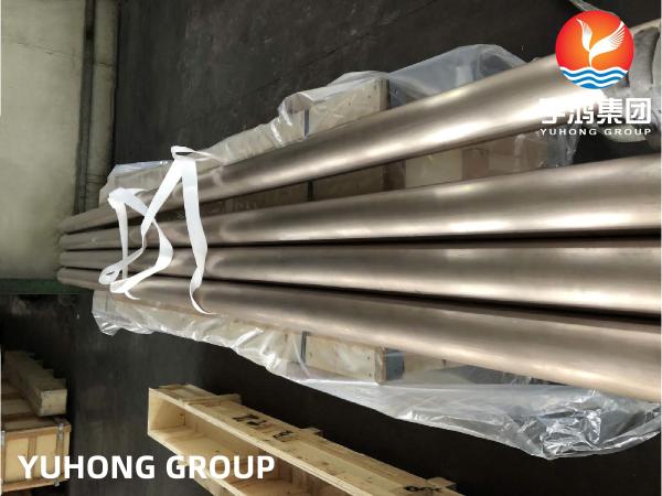 ASTM B466 , ASME SB466 C70600 Copper Nickel Seamless Pipe For Heat Exchanger