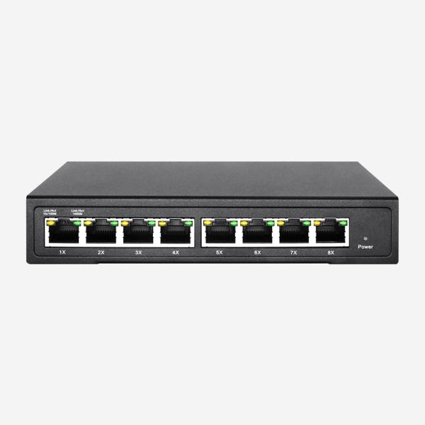 O FCC UKCA 8 move o interruptor 802.1Q VLAN SR-SG2008P do gigabit do ponto de entrada