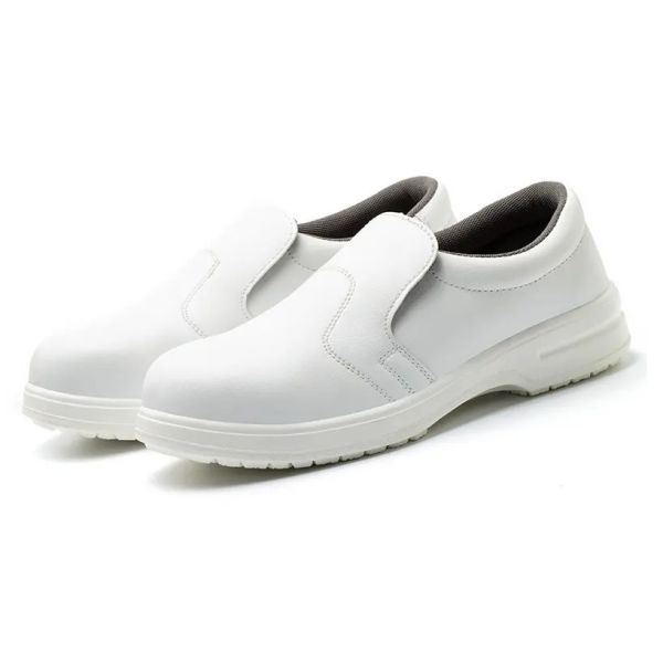 Medical Nursing Clinical Shoes White Leather Non Slip Shoes In Orthopedic Hospital