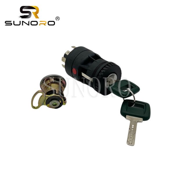 Excavator Diesel Engine Parts A35D L120E Starter Switch Ignition Key 15082295 04822301 11006988 11039211 11007281