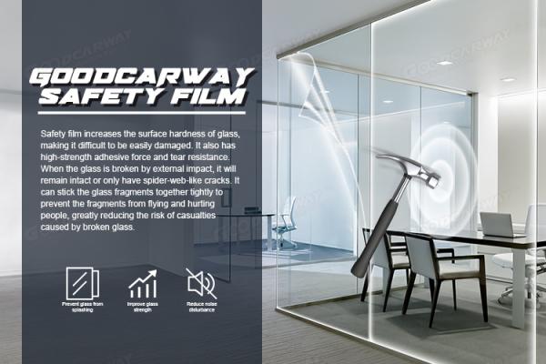 12mil Safety Window Film 1.52x30M Explosion-Proof UV Protection PET