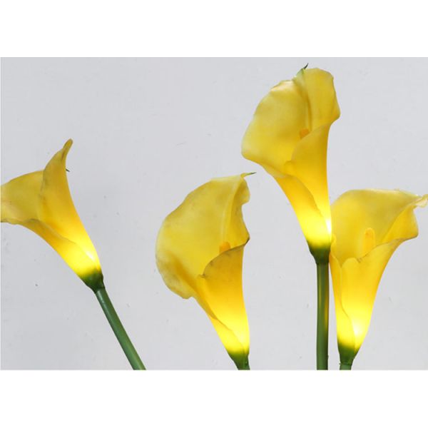 Calla lily vase light hotel small night light indoor living room bedroom simulation flower LED decoration light