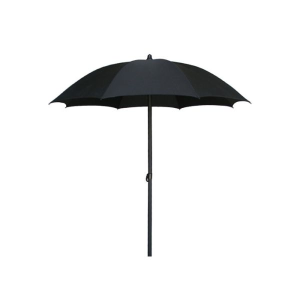 Round Shaped Outdoor Beach Umbrella With Silver Coated Frame Coating