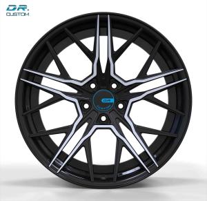 Roues forgées légères 5x108 d'une seule pièce de l'alliage ET30 jantes de 22