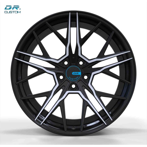 Roues forgées légères 5x108 d'une seule pièce de l'alliage ET30 jantes de 22